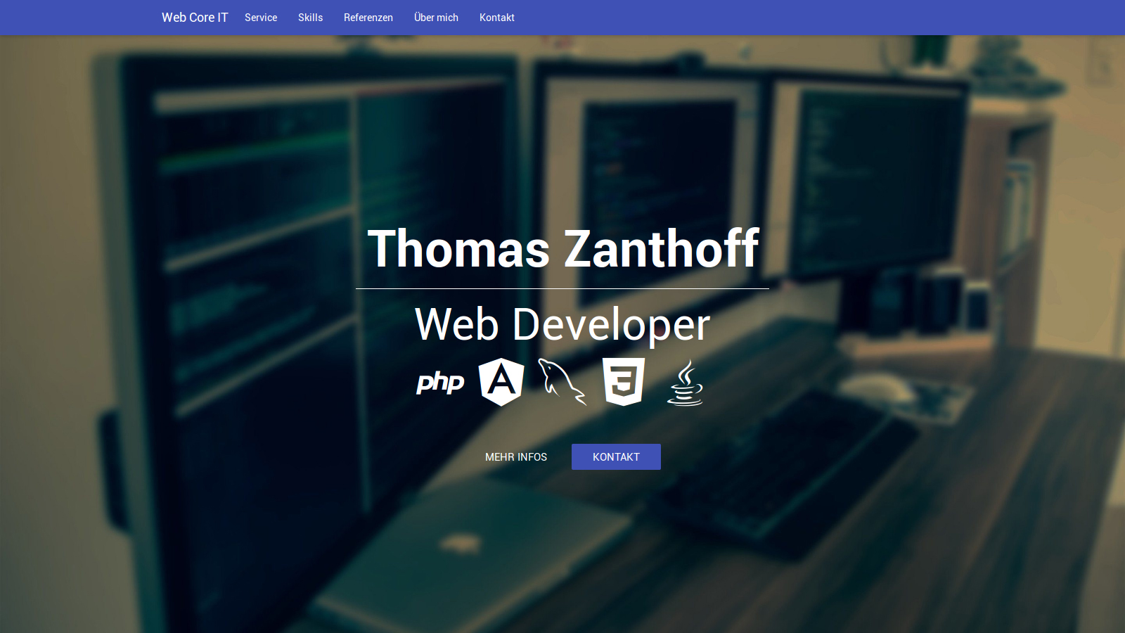 New revision of my Web Core IT Homepage